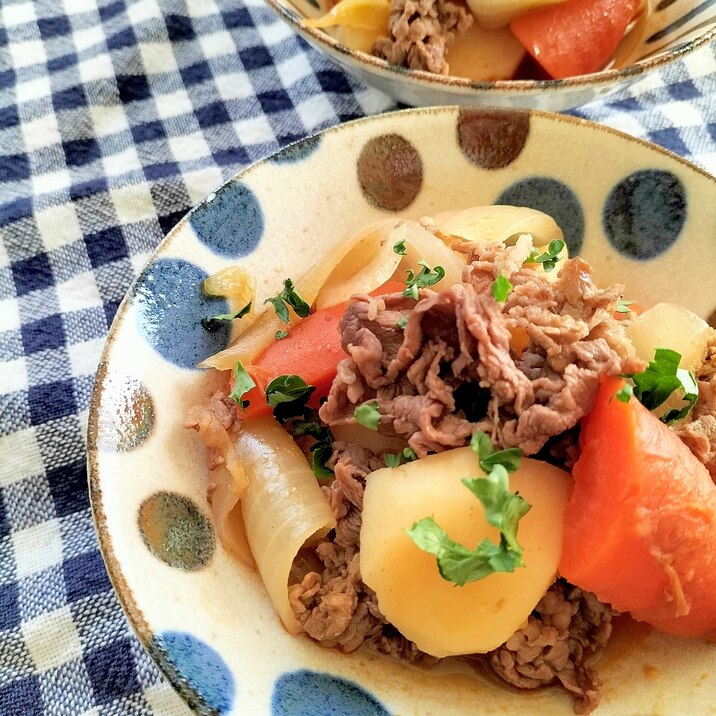 キム肉じゃが♪(程よく甘辛が美味しい)
